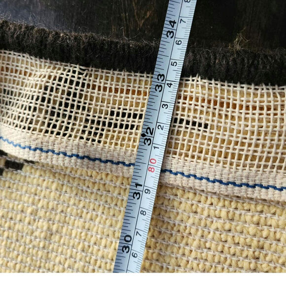 Vintage Globe World Shag Latch Hook Tapestry Rug Wall Hanging - Picture 8 of 8